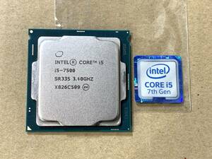 ★Intel Core i5-7500 3.40GHz SR335 LGA1151 第7世代 良品美品 インテル★送185ok★