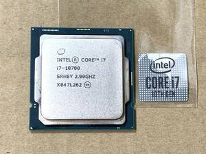 ★Intel Core i7-10700 2.90GHz SRH6Y LGA1200 10Th Gen 良品美品 インテル★送185ok★