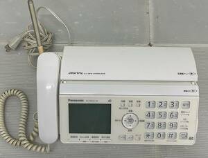 Panasonic パーソナルファックス 電話機 FAX ファックス ファクシミリ KX-PW521-W