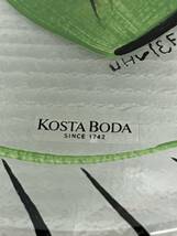 KOSTA BODA コスタ ボダ　ガラス皿・チューリップ・プレート・赤 ハンドペイント・ガラス器・ガラス工芸・皿　_画像6