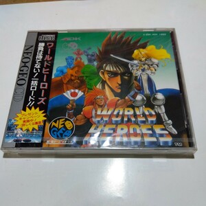 新品未開封 ネオジオCD ワールドヒーローズ ADK NEOGEO SNK