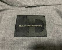 【美品】DOUBLE STANDARD CLOTHING ダブルスタンダードクロージング ダウンベスト ファー レディース サイズ36 グレー_画像4