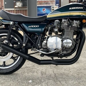 KZ1000　ショート管　ブラック　マフラー 【NEW】国内生産