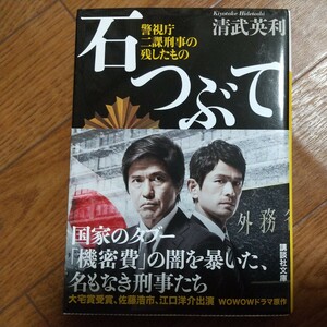 石つぶて　警視庁二課刑事の残したもの （講談社文庫　き６８－１） 清武英利／〔著〕