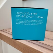 新品 Echo Dot with clock (エコードットウィズクロック) 第5世代 - 時計付きスマートスピーカー with Alexa　クラウドブルー_画像4