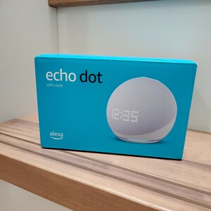  Echo Dot with clock (エコードットウィズクロック) 第5世代 - 時計付きスマートスピーカー　グレシャーホワイト　