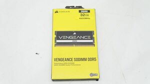 CORSAIR DDR5-4800MHz ノートPC用 メモリ VENGEANCE DDR5 32GB [16GB×2枚] SO-DIMM CMSX32GX5M2A4800C40 (PC5-38400) 000Z752