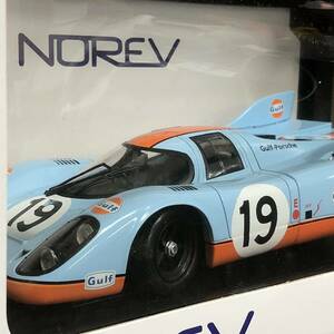 美品 NOREV LIMITED EDITION 1000pcs ノレブ 1/18 ポルシェ Porsche 917K Gulf Porsche 24H Le Mans ルマン 1970 187580D UV1 #19