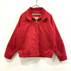 ☆VAN MINI VAN JACKET 80s VINTAGE 昭和レトロ キッズ 子供用 ボアライナー付き スイングトップ レッド size140【送料一律/同梱可能】D