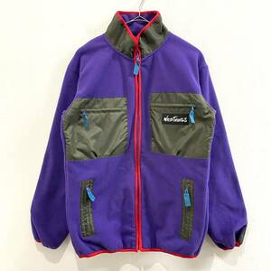 *WILD THINGS Wild Things 82WT-J021 POLARTEC fleece jacket switch design purple size S[ uniform carriage / including in a package possibility ]D