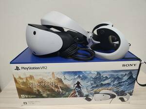 中古 PlayStation VR2 本体 PSVR2 CFIJ-17001 注意 Horizon はダウンロード済みのため同梱しません。