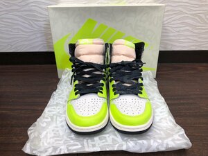 送料無料 未使用 NIKE AIR JORDAN 1 ナイキ エアジョーダン1 RETRO HIGH OG VOLTボルト 555088-702 28㎝　N