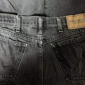 激レア 先染めサルファブラック 80'sビンテージ wrangler ラングラー ブラックデニム ジーンズ 90's 70's 60's 50's 40's 11MWZ 10MW