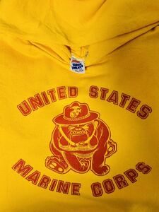 激レア 80'sビンテージ USMC スウェット ブルドッグ ミリタリー JERZEES USA製 90's 70's 60's 50'sリバースウィーブ US NAVY US ARMY YALE