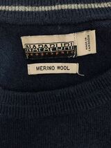 激レア 名作 90's NAPAPIJRI ナパピリ MERINO WOOL メリノウール セーター 刺繍 国旗 ロゴ 00's 80's 70's_画像7