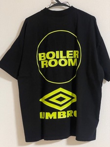 【1000円スタート】BOILER ROOM x UMBRO Tshirt SIZE L