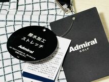 新品◆アドミラル ゴルフ Admiral Golf ウインドペーン柄 裏微起毛 保温 ストレッチ テーパードパンツ/秋冬/白/サイズLL(w85-89)/送料185円_画像6