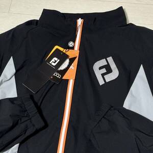 新品★フットジョイ FootJoy FUEL 裏起毛 撥水 保温 フルジップ ジャケット/ブラック/サイズL