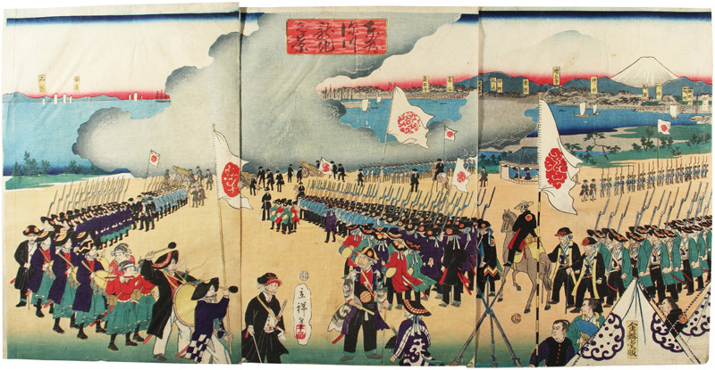Nishiki-e-Landschaft von Fukagawa Shinchi, Östliche Hauptstadt, Malerei, Ukiyo-e, drucken, Andere