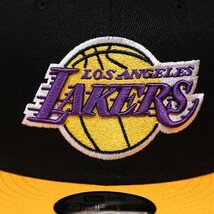 NBA LOS ANGELES LAKERS ロサンゼルス レイカーズ NEWERA 野球帽子 ニューエラ キャップ6293_画像3