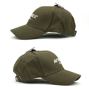 ローキャップ 帽子 メンズ AVIREX Twill Low Cap USA アヴィレックス カーキ 80057500-35 アビレックス ミリタリー アメリカの画像2