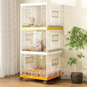  pet cage small animals for hamster cage hamster breeding box transparent hamster house large hamster cage many layer design construction easy 