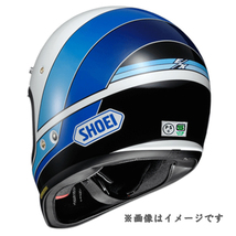 【新品・未使用・未開封】SHOEI EX-ZERO EQUATION TC-11【ショウエイ　イーエックス - ゼロ イクエージョン】ホワイト/ブルー　XLサイズ_画像2