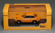 トヨタ　スターレット　1200SR　1973（オレンジ）　*1/43スケール　* ixo MODELS製　*品番KBI052　　*02_画像6