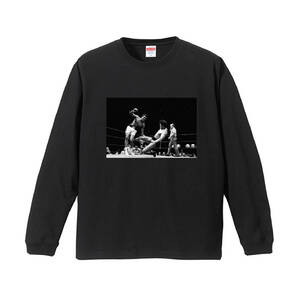 【ロングTシャツ】　『Ali vs Inoki』　アントニオ猪木　モハメドアリ　プロレス　ボクシング　異種格闘技戦　総合格闘技　S／M／L／XL