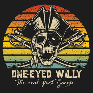 【Tシャツ】　『ONE-EYED WILLY』　グーニーズ　映画　S／M／L／XL