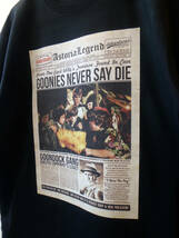 【Tシャツ】　『THE GOONIES NEWS PAPER』　グーニーズ　映画　S／M／L／XL_画像1