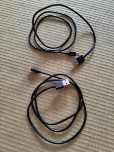 オーム電機 USB充電ケーブル(Type-A/microB) 2A 1m (SMT-LB1M-K 01-7240 OHM) 2本セット