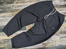 XL NIKE LAB 厚手/ヘビー ソロスウッシュ フリース パンツ 検 ソロ スウッシュ 太め ルーズ ゆるめ スウェット ラボ ブラック/黒 2L_画像2