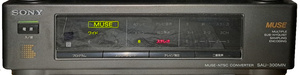希少 作動 MUSE デコーダー SONY ソニー SAU-300MN (SAU-500MN) ハイビジョン LD レーザーディスク Hi-Vision LD Laserdisc MUSE Decoder
