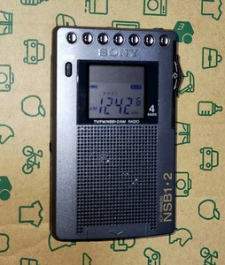 ICF-RN930 SONY 美品 受信確認済 AM FM ワイドFM ラジオNIKKEI ラジオたんぱ 通勤 出張 防災 名刺サイズ 1076835 ICF-RN933 姉妹品