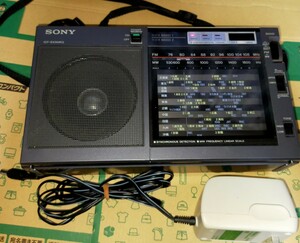 ICF-EX5MK2 ソニー SONY 美品 受信確認済 完動品 AM FM ワイドFM ラジオNIKKEI 短波ラジオ 給電アダプター付 野球 防災 株 競馬 124209