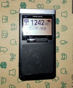 SRF-T355 SONY ソニー 受信確認済 AM FM ワイドFM ポケットラジオ 名刺サイズ 通勤 通学 出張 野球 防災 競馬 登山 入院 1073671