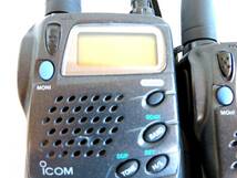 ●【ト足】①iCOM DUO BAND FM トランシーバー IC-S7D 2台セット まとめ売り CE496ZZG11_画像8