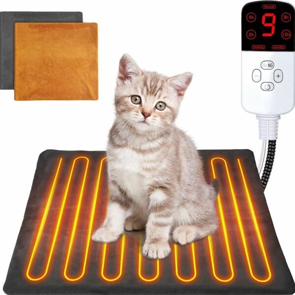 新品 ペットヒーター ホットカーペット 犬 猫 タイマー機能 洗える 暖房
