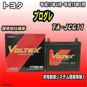 バッテリー VOLTEX トヨタ プログレ TA-JCG11 平成13年4月-平成19年5月 V70B24R