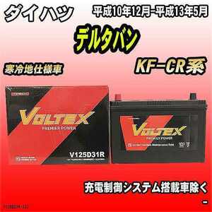 バッテリー VOLTEX ダイハツ デルタバン KF-CR系 平成10年12月-平成13年5月 V125D31R