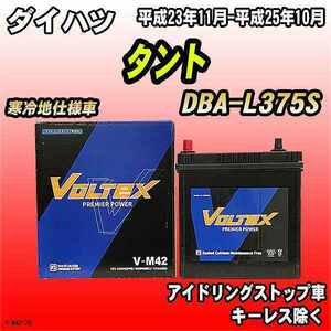バッテリー VOLTEX ダイハツ タント DBA-L375S 平成23年11月-平成25年10月 V-M42