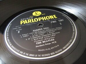 BEATLES★Rubber Soul UK Y/B Parlophone mono オリジナル 溝ありCBSプレス