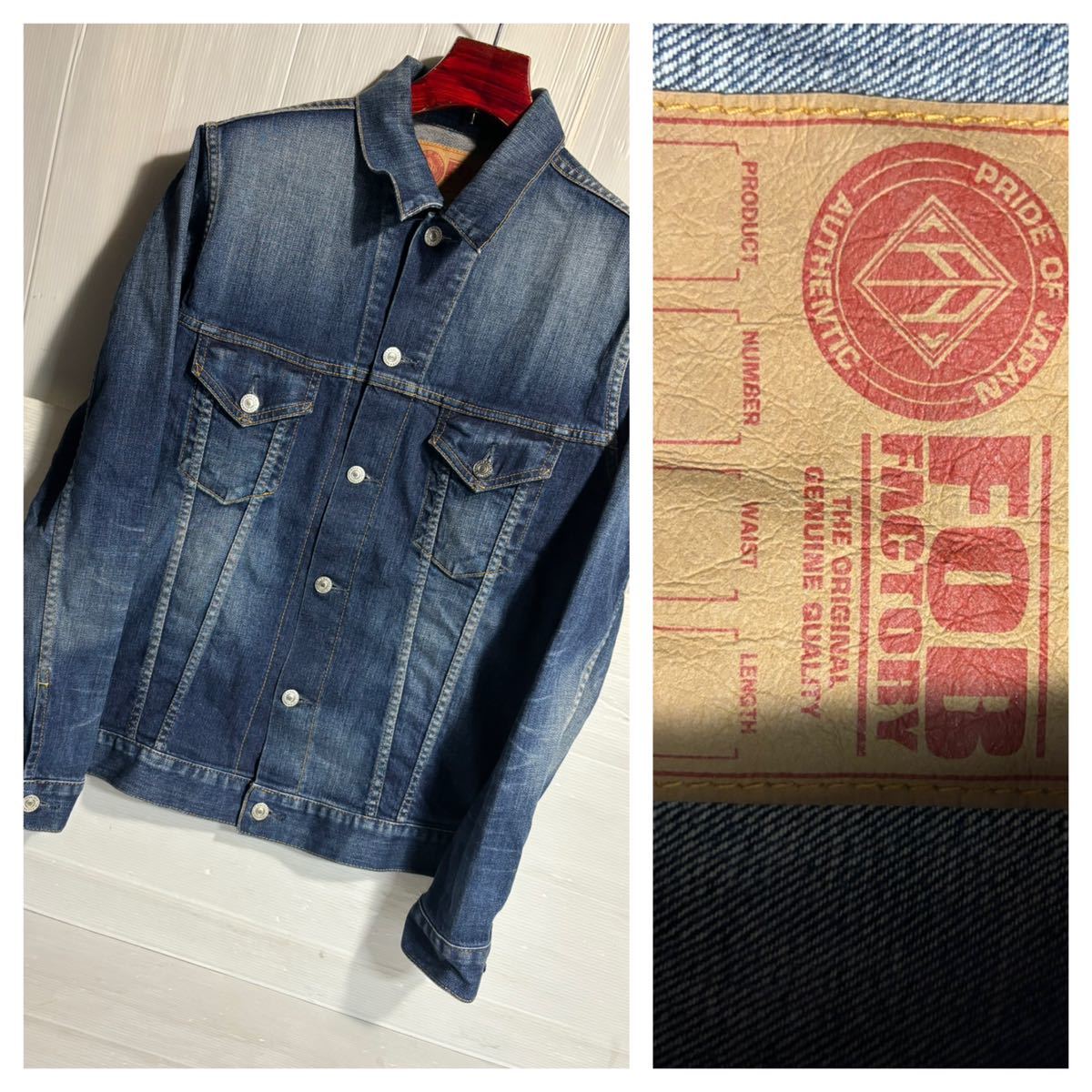 Yahoo!オークション -「fob factory ジャケット」(ジージャン Yahoo!オークション -「fob factory ジャケット」(ジージャン