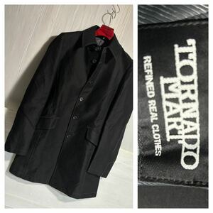 TORNADO MART トルネードマート　日本製　未使用タグ付き　黒　ハーフコート　ジャケット　L ブラック