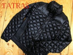 ★タトラス TATRAS★「IZAR/イザール」 シャイニーナイロン フード収納 キルティング ダウンジャケット★R51217014A