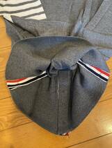 希少サイズ00 新品 国内正規店 トムブラウン THOM BROWNE Vネック カーディガン GRAY MERINO WOOL ジョンスメドレー_画像4