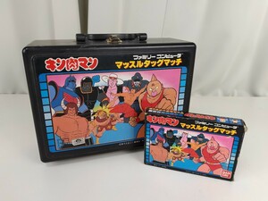 キン肉マン マッスルタッグマッチ ゲームソフト/収納ケース まとめ 当時物 ゆでたまご