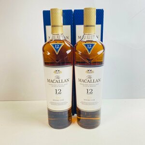 ICH【未使用品】 未開栓 MACALLAN マッカラン12年 ダブルカスク 700ml 40% 2本セット 箱付き 〈214-231212-sm4-ICH〉