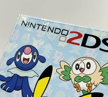 IZU【現状渡し品】 1円～ NINTENDO ニンテンドー2DS 本体 ポケットモンスター サン・ムーン ライトブルー 〈036-231213-MA-02-IZU〉_画像10